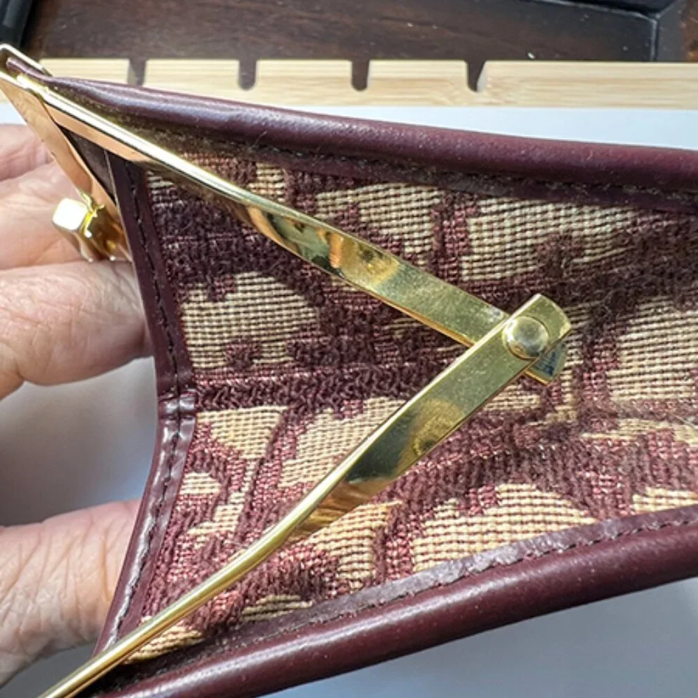 DIOR Trotter Kisslock Vintage Coin Purse